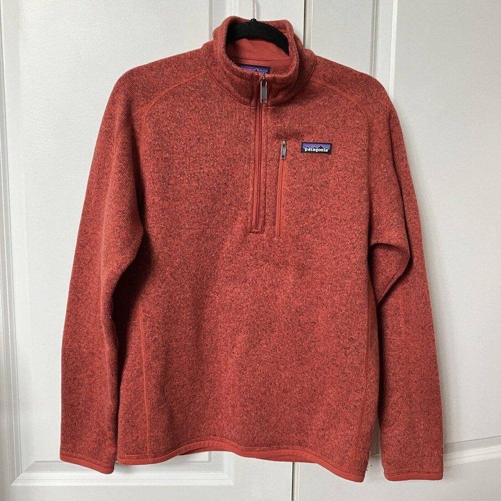 Patagonia Better Sweater Red Half Zip Size Small